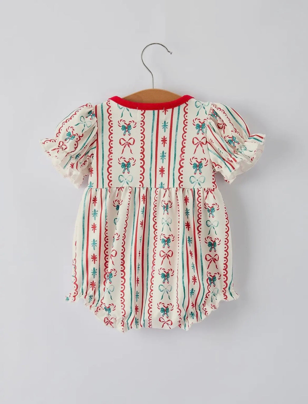Wrapped in Bows girls Christmas bubble